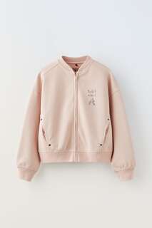 Балетная куртка для пилота Zara, бежево-розовый