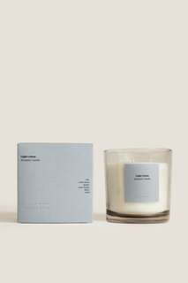 (620 г) ароматическая свеча светлая хлопка Zara, белый