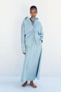 Джинсовая куртка z1975 Zara, средне-синий