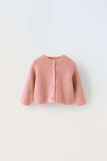 Жемчужная куртка Zara, светло-розовый
