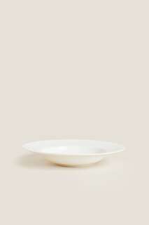 Костяной китайская пластина для паста Zara, белый