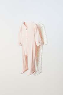 Две пижамы с узором Zara, розовый