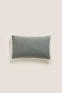 Контрастная подушка Zara, бензиновый синий