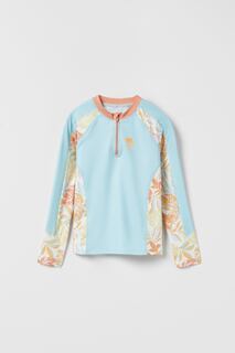 Плавательная рубашка с цветочным стилем Zara, разноцветный