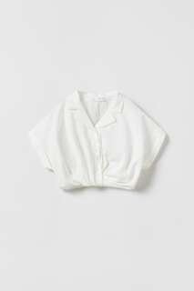 Светящаяся рубашка мини-размера Zara, белый