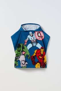 Marvel avengers терри пончо Zara, синий