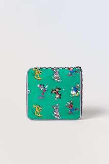 Микки и друзья disney сумка для чемодана Zara, разноцветный