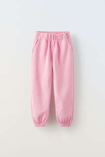 Базовые брюки для колледжа Zara, розовый