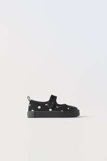 Открытые кроссовки в горошке Zara, черный