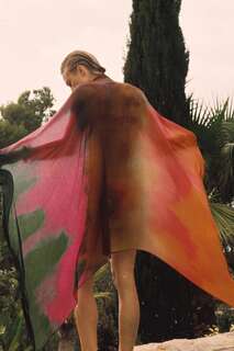 Платок с принтом Zara, разноцветный