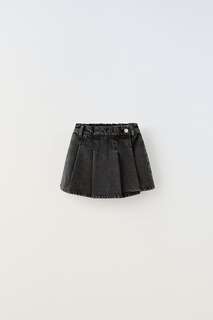 Короткая юбка Zara, черный