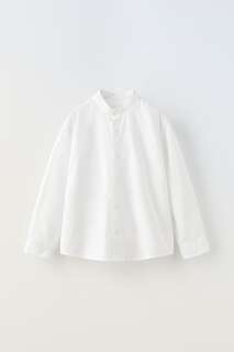 Текстурная рубашка Zara, белый