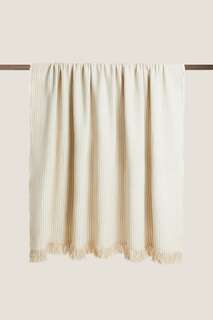 Текстурное одеяло Zara, светло-бежевый