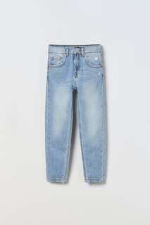 Настоящие свободные джинсы Zara, голубой