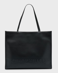 Кожаная большая сумка с логотипом Studio Simon Miller