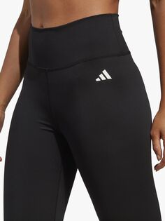 Леггинсы для спортзала adidas Training Essentials с высокой талией 7/8, черные