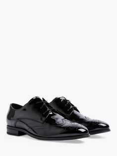 Лакированные туфли-броги Moss Kensington, 15 черных