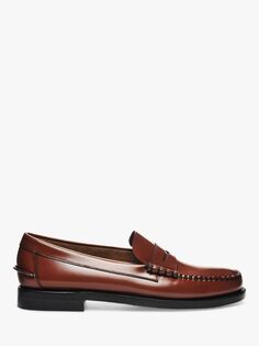 Кожаные лоферы Sebago Classic Dan, коричневые