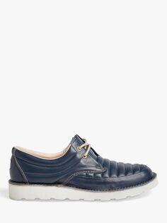 Кожаные туфли на шнуровке Pod Lennox, темно-синий