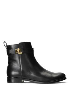 Кожаные ботинки челси Lauren Ralph Lauren, черные