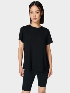 Тренировочная футболка Sweaty Betty Focus, черная