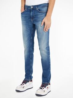 Tommy Hilfiger Austin Slim зауженные джинсы, деним, средний размер