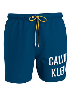 Шорты для плавания из переработанного полиэстера с логотипом Calvin Klein, цвет Dark Atoll
