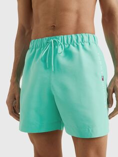 Tommy Hilfiger Средние шорты для плавания на шнурке, светло-зеленый нефрит