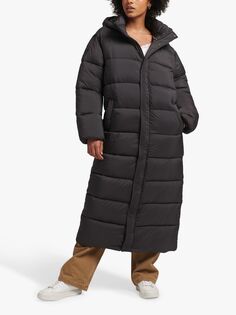 Удлиненный пуховик Superdry Cocoon