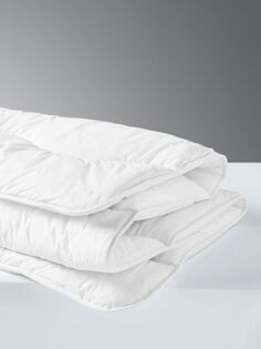 Дышащее пуховое одеяло John Lewis с регулированием температуры, 10,5 кг, одинарное, 135 x 200 см