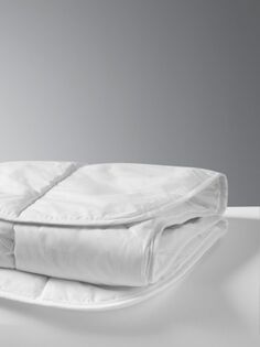 Дышащее пуховое одеяло John Lewis с регулированием температуры, 2,5 кг, одинарное, 135 x 200 см