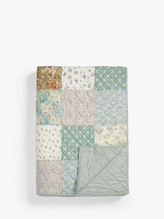 Покрывало John Lewis Tilly Patchwork, синее