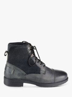 Кожаные ботинки на шнуровке Silver Street London Greyfriars, черные