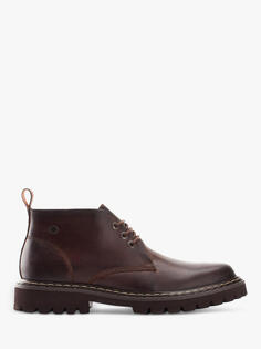 Кожаные ботинки чукка Base London Lomax, коричневые