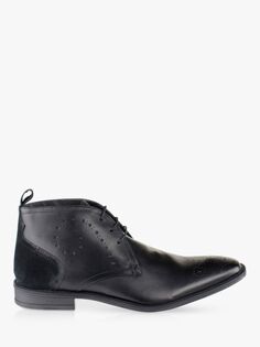 Кожаные ботинки Silver Street London Pembroke, черные