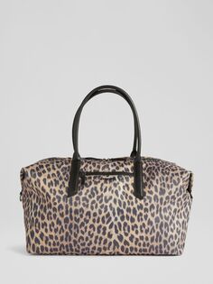 LKBennett Mayla Большая сумка Weekend с леопардовым принтом, разноцветная L.K.Bennett