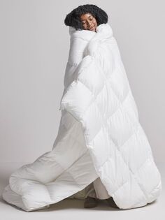 Альтернативное пуховое одеяло Bedfolk, 4,5 Tog, белое, двойное, 200 x 200 см