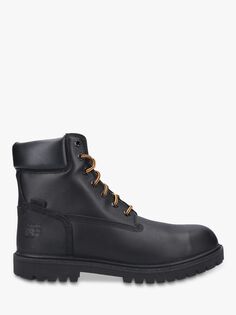 Рабочие ботинки Timberland Pro Iconic из кожи с легкосплавным носком, черные