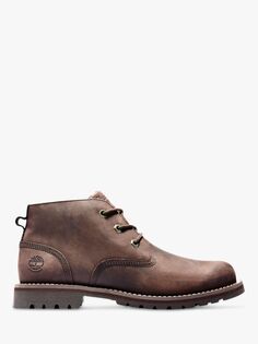Водонепроницаемые ботинки чукка Timberland Larchmont, темно-коричневые