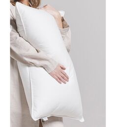 Стандартная подушка Bedfolk из переработанного утиного пуха, мягкая/средняя