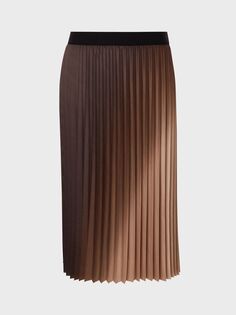 Gerard Darel Balkiss Плиссированная юбка, коричневая