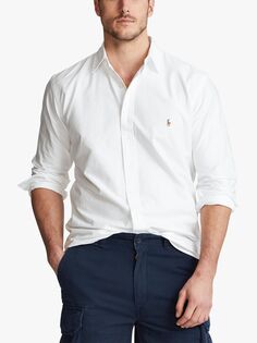 Рубашка с длинным рукавом Polo Ralph Lauren Big &amp; Tall, белая
