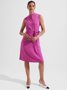 Простое платье без рукавов Hobbs Shona, фиолетово-розовый Hobb's