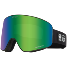 Лыжные очки Dragon PXV Low Bridge Fit, зеленый