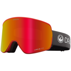 Лыжные очки Dragon NFX2 Spyder Low Bridge Fit, красный