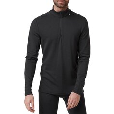 Базовый топ Helly Hansen Lifa Merino Midweight 1/2 Zip Base Layer, черный