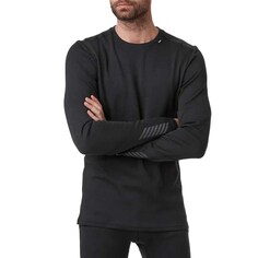 Базовый топ Helly Hansen Lifa Merino Midweight Crew Base Layer, черный