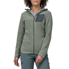 Толстовка Patagonia R1 Air Full Zip, зеленый