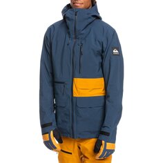 Утепленная куртка Quiksilver Black Alder Stretch GORE-TEX, синий