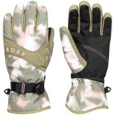 Лыжные перчатки Roxy Jetty, зеленый